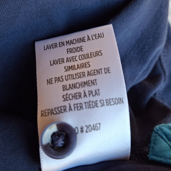 Robert Graham Embroidered Skull with Rose Navy Cotton Polo Shirt Men Size Large - Picture 13 of 16